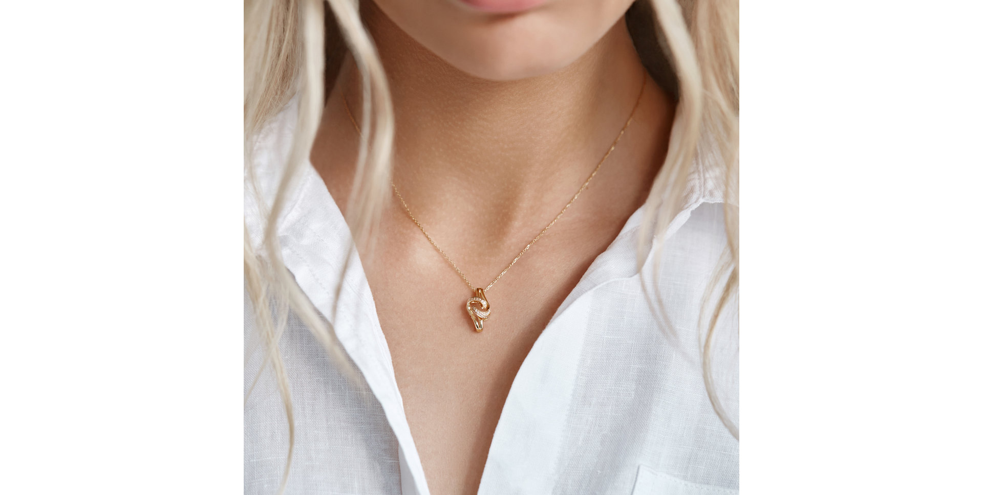 Přívěsok s diamantmi Beautiful Chantal