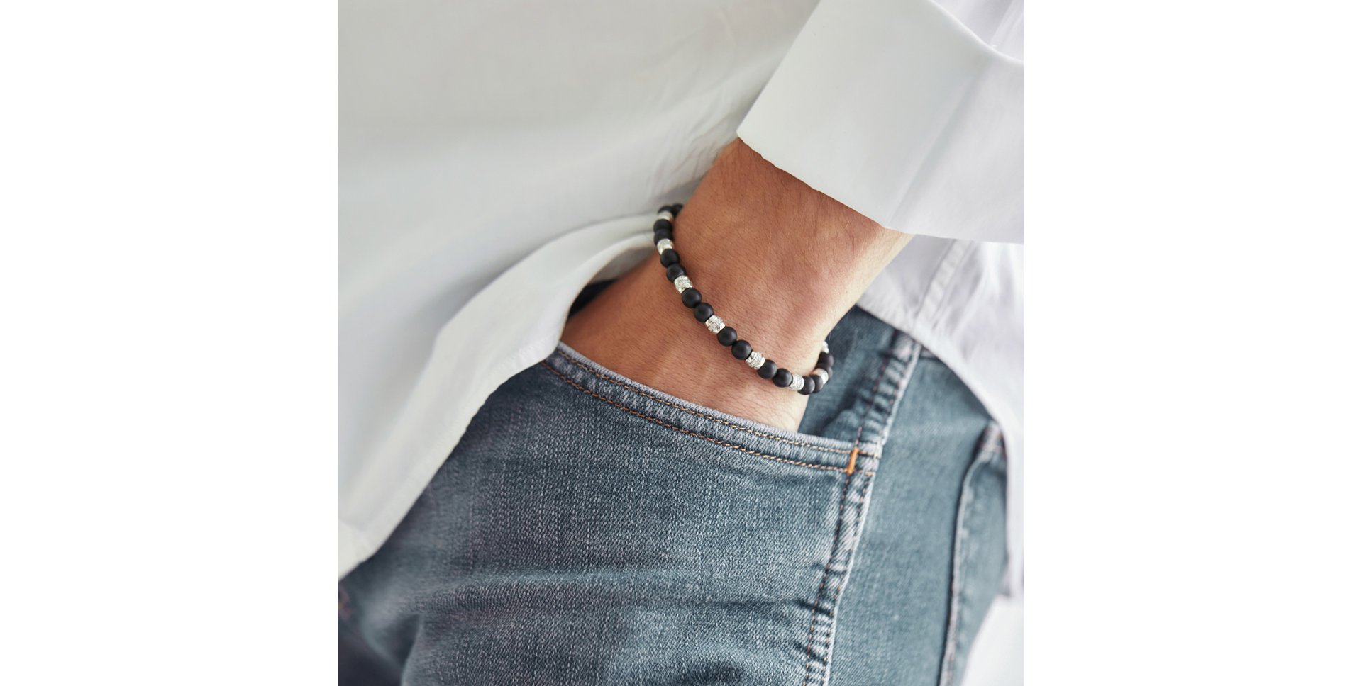 Náramok s diamantmi a achátmi Moonlight Jewel