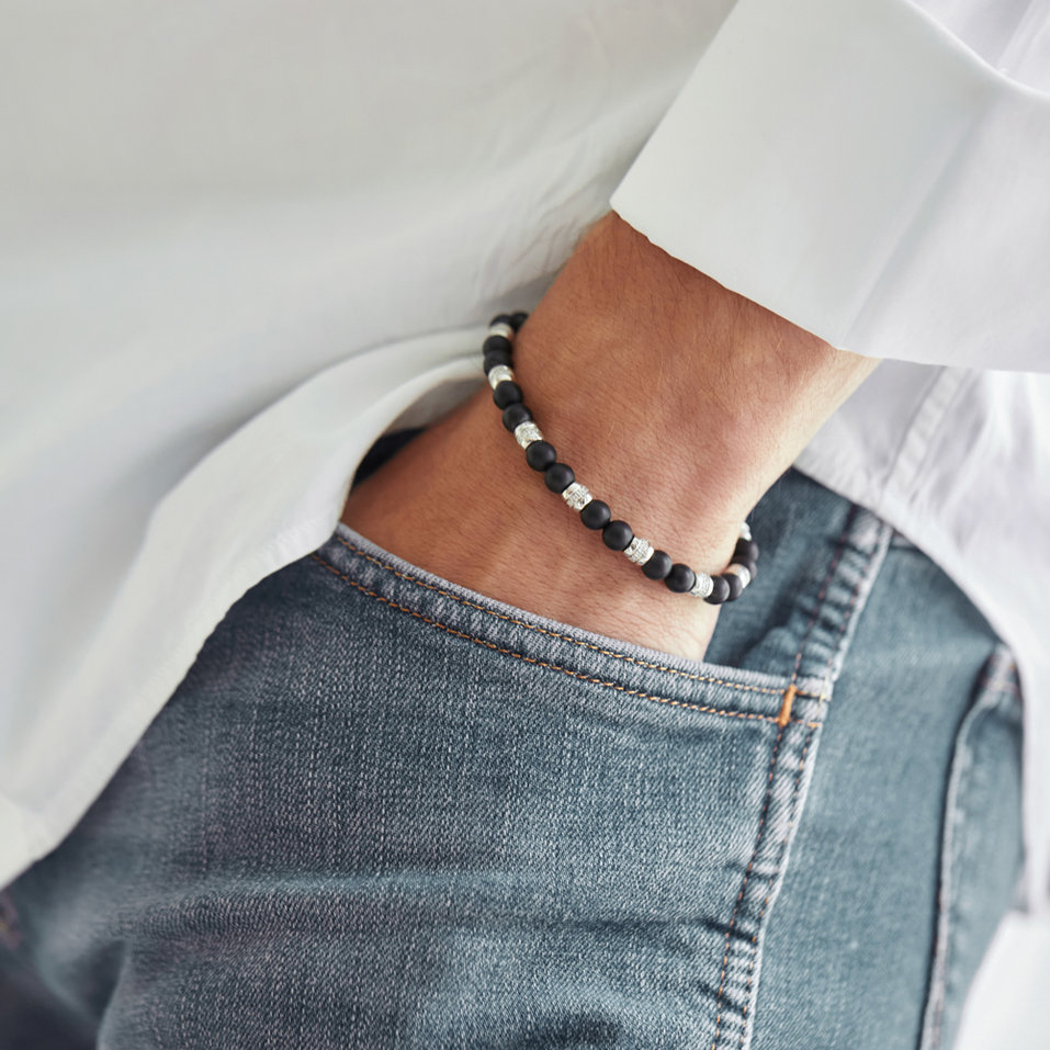 Náramok s diamantmi a achátmi Moonlight Jewel