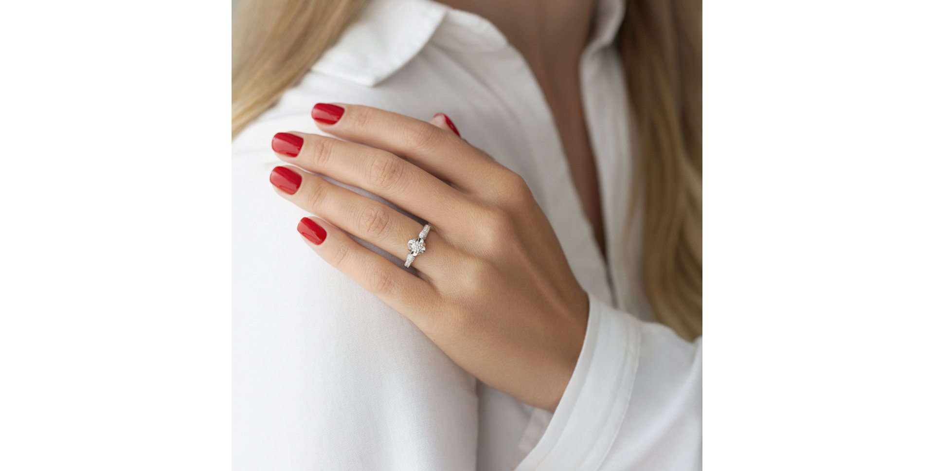 Prsteň s diamantmi Vesper Kiss