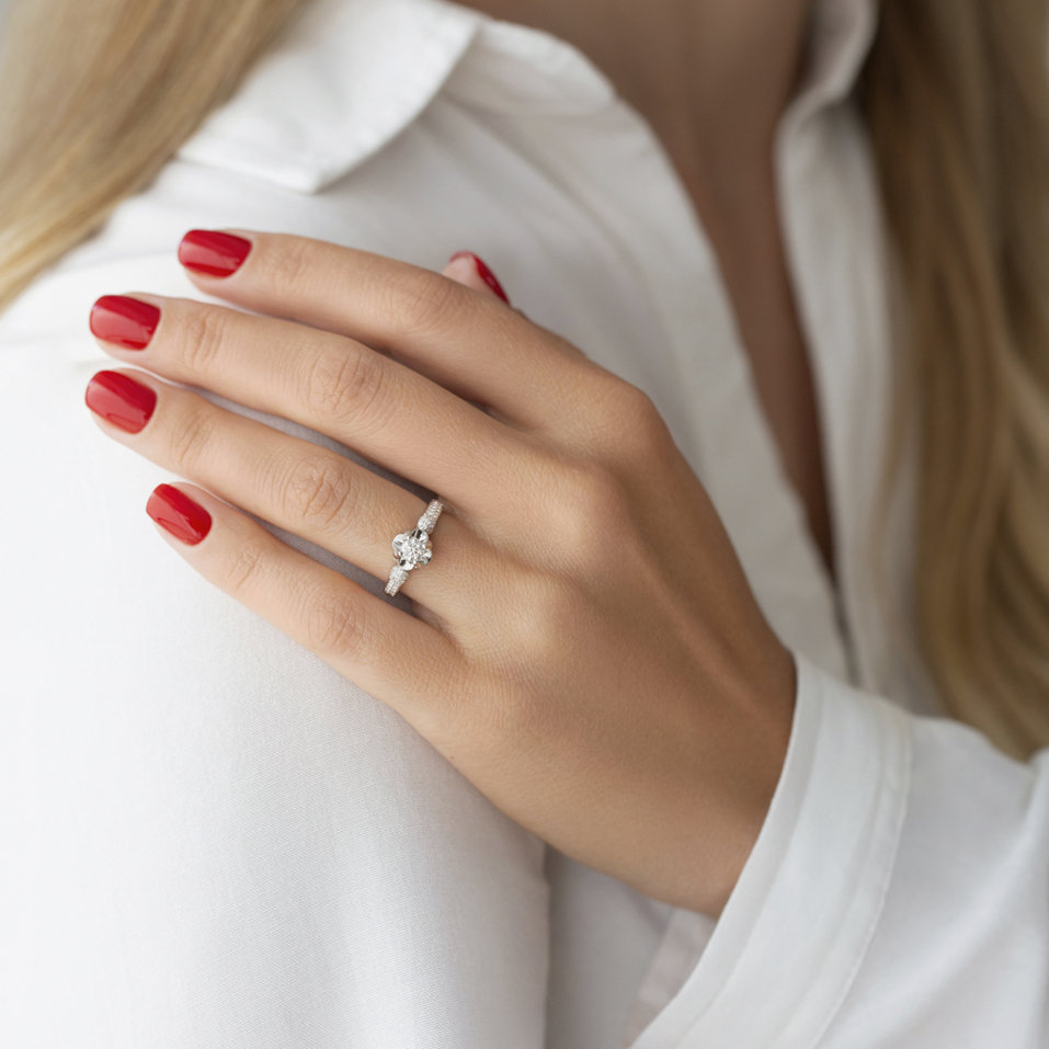 Prsteň s diamantmi Vesper Kiss