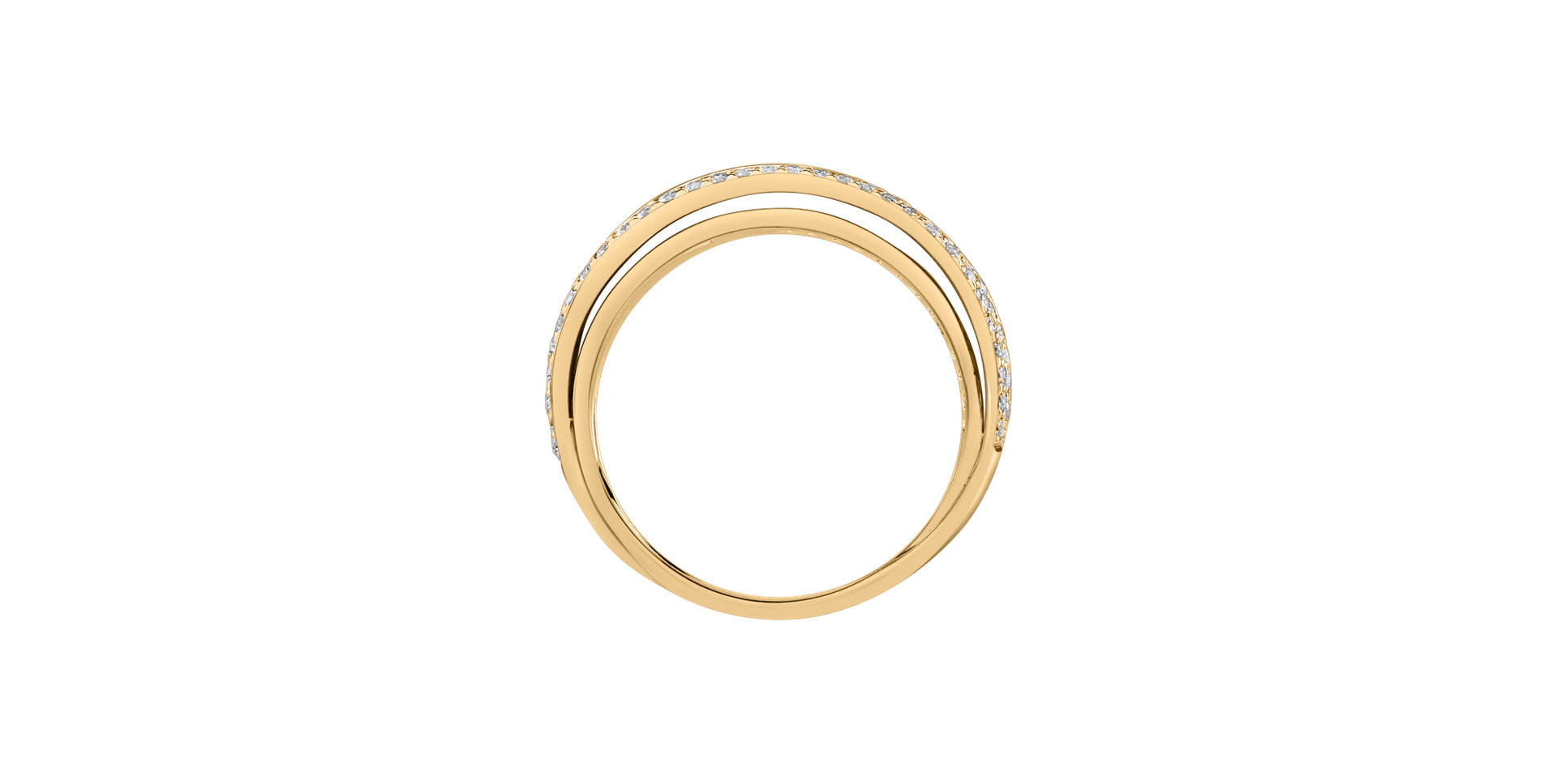 Prsteň s diamantmi Dream Ribbon