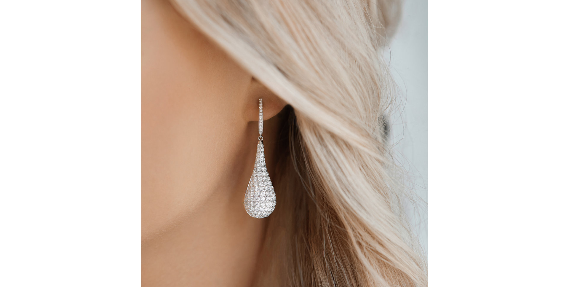 Náušnice s diamantmi Inferno Tears