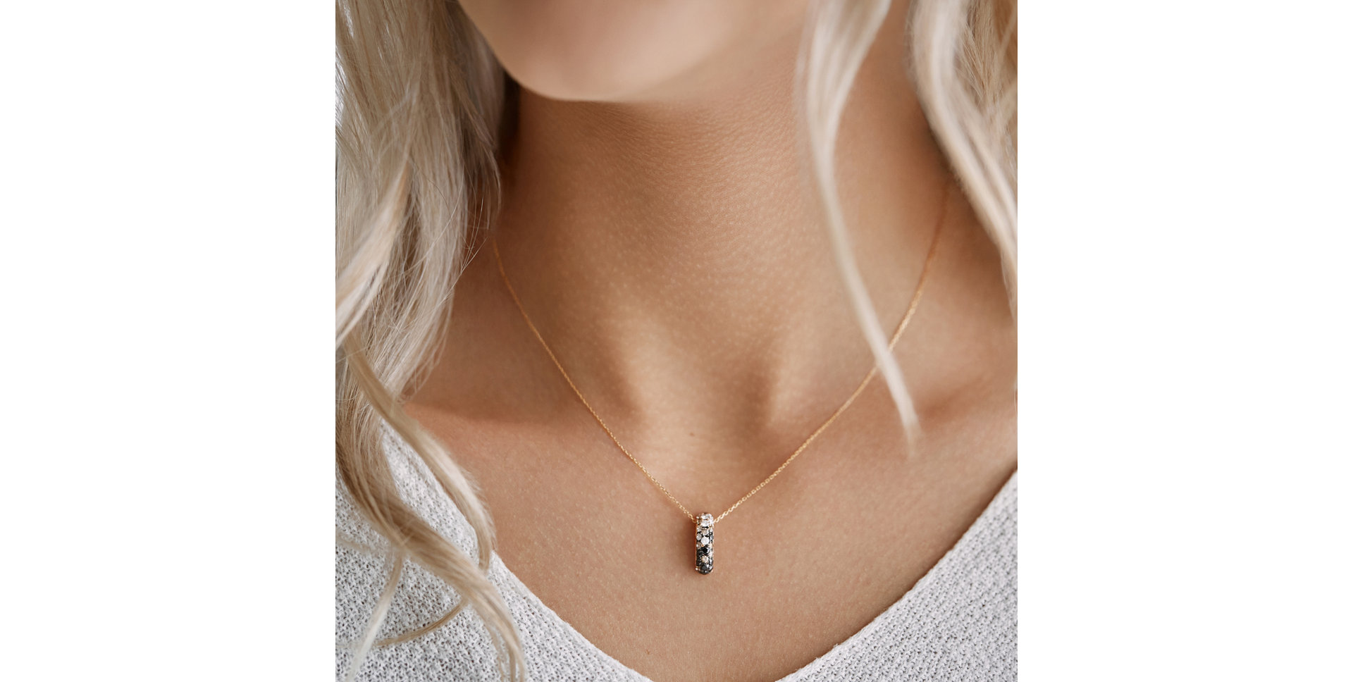 Přívěsok s diamantmi Inferno Sky