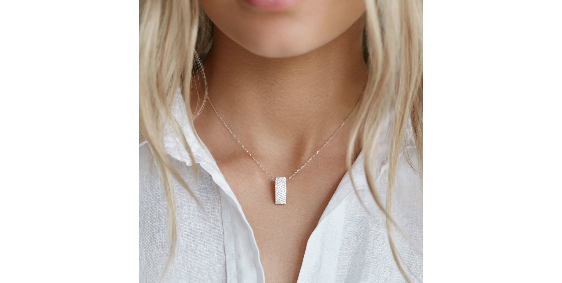 Přívěsok s diamantmi Inferno Night