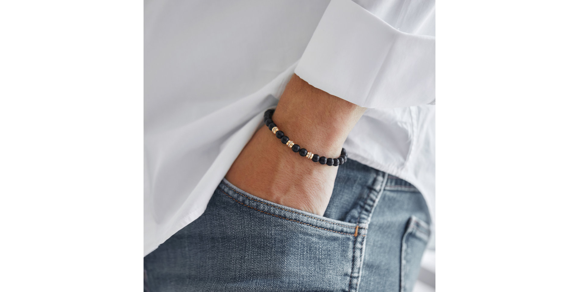 Náramok s diamantmi a achátmi Magic Jewel