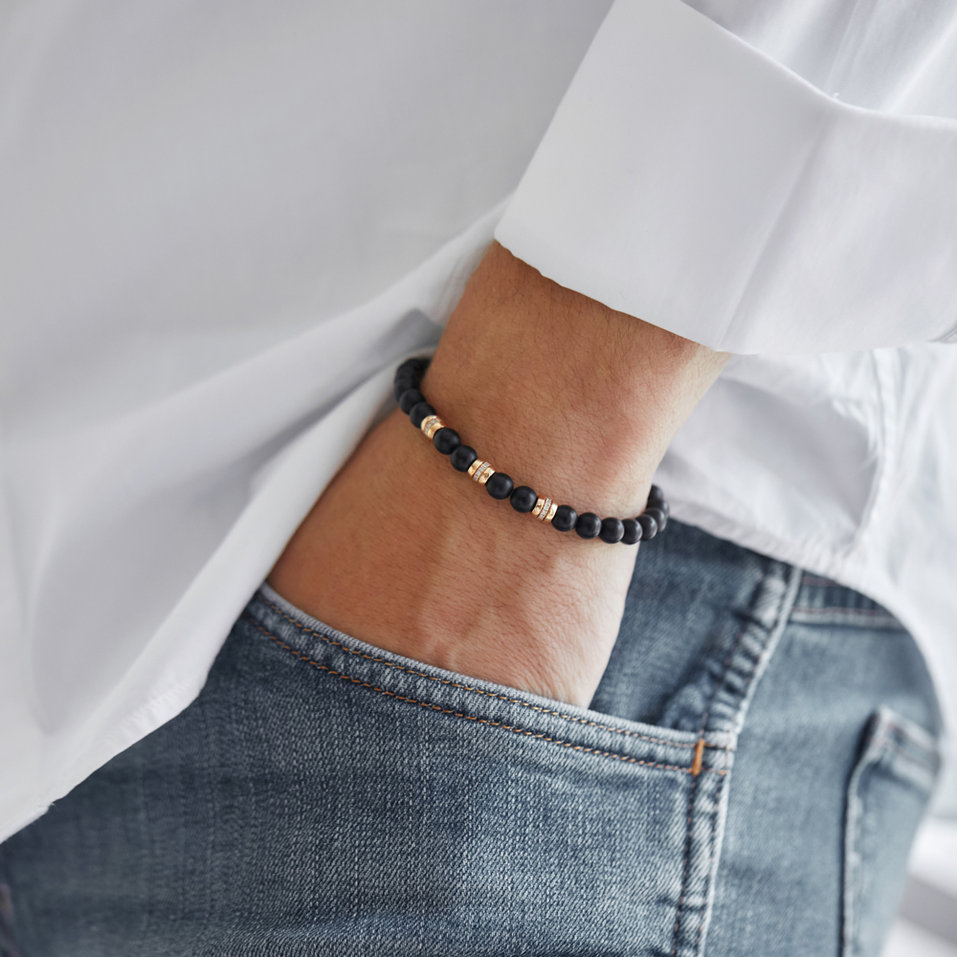 Náramok s diamantmi a achátmi Magic Jewel