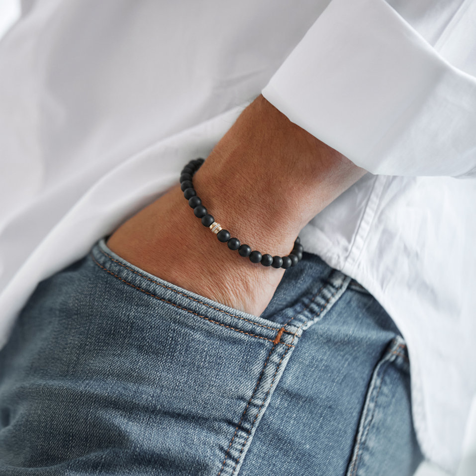 Náramok s diamantmi a achátmi Oracle