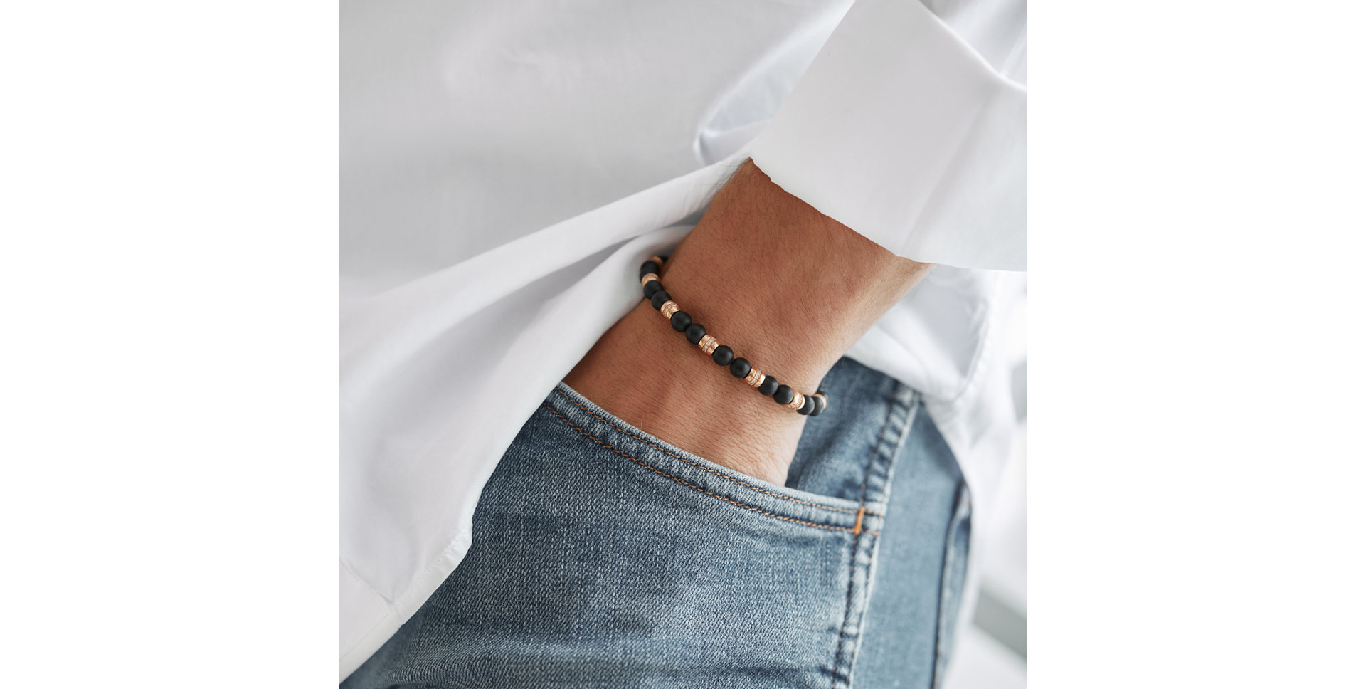 Náramok s diamantmi a achátmi Moonlight Jewel