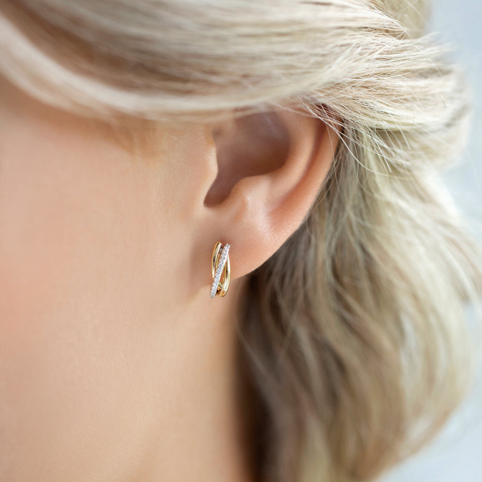 Náušnice s diamantmi Magic Goddess