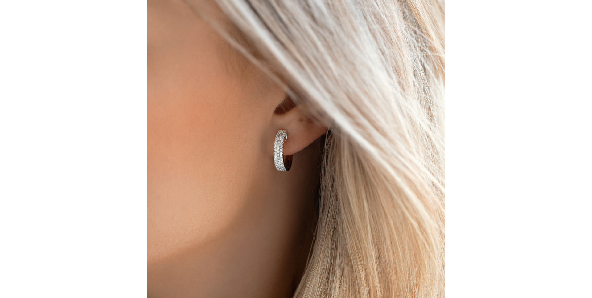 Náušnice s diamantmi Seraph Waterfall