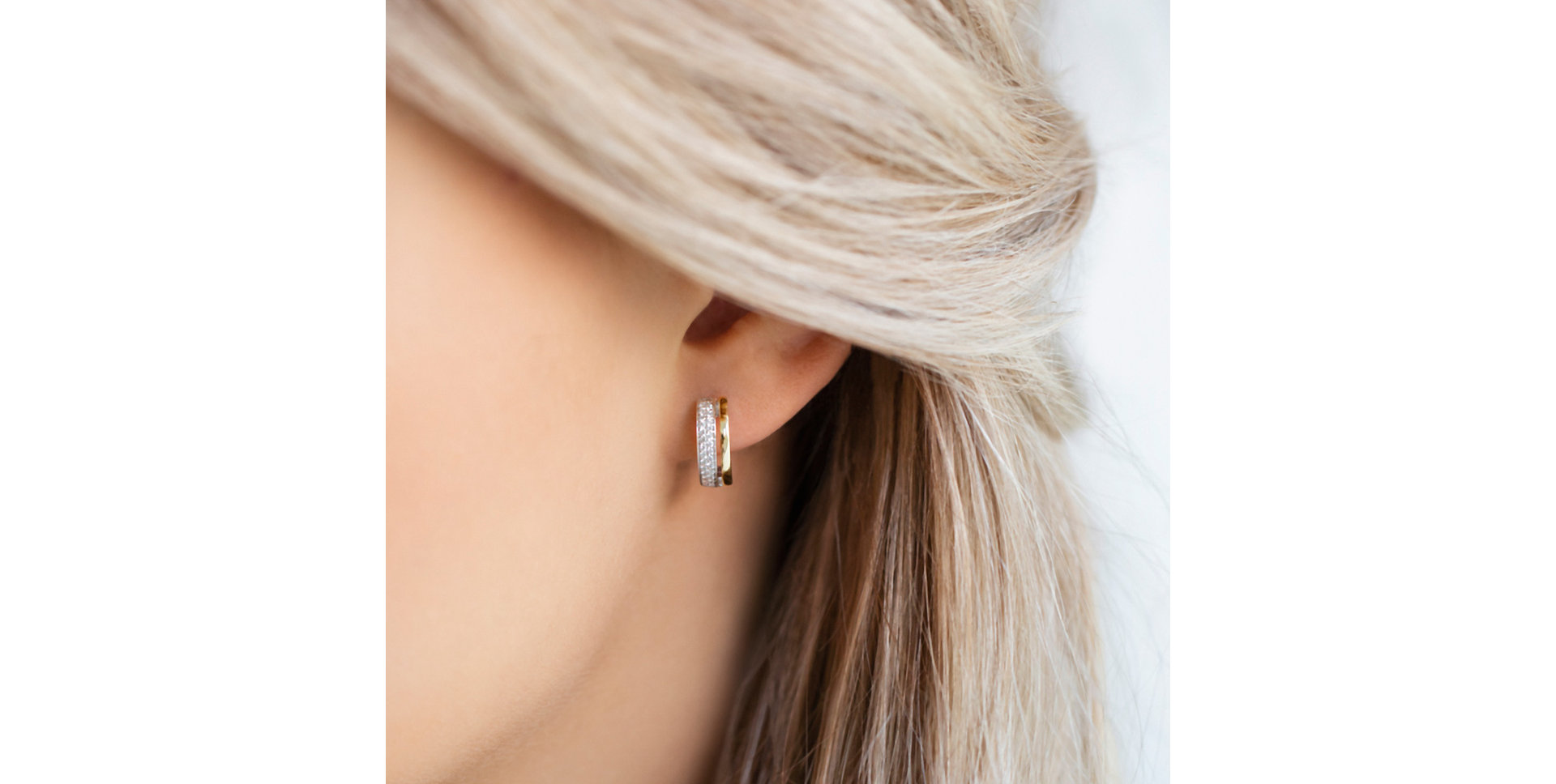 Náušnice s čiernymi diamantmi Moonlight Spirit