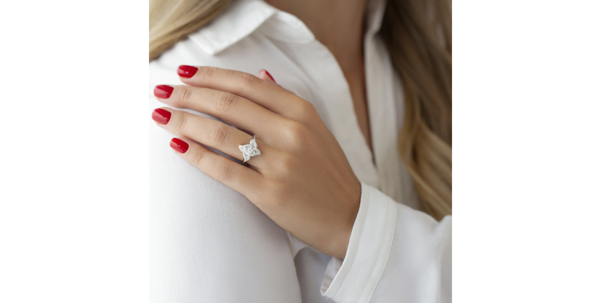 Prsteň s diamantmi Barbolea