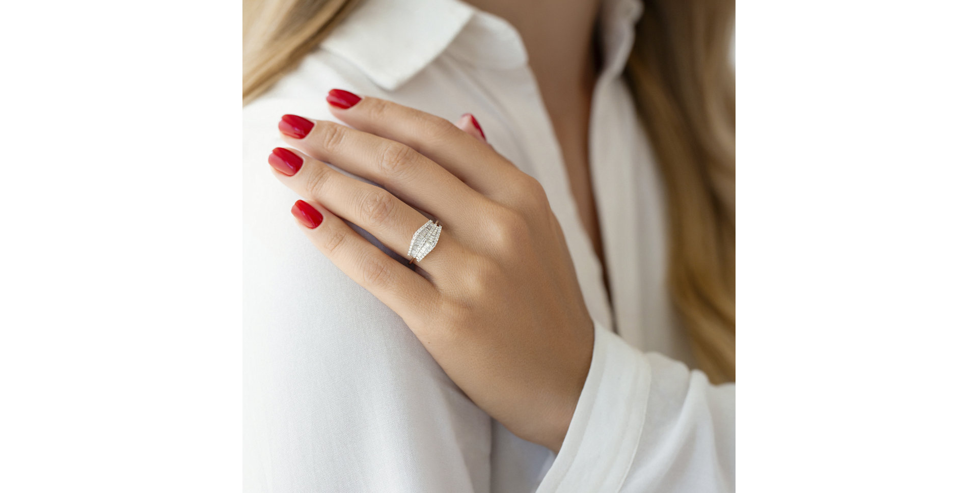 Prsteň s diamantmi Fantastic Glaze