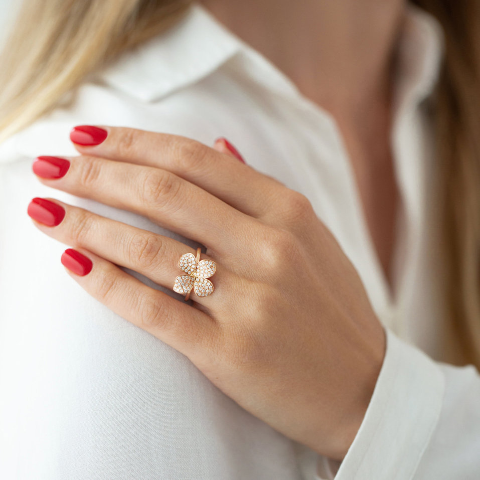 Prsteň s diamantmi Lucky Brilliance