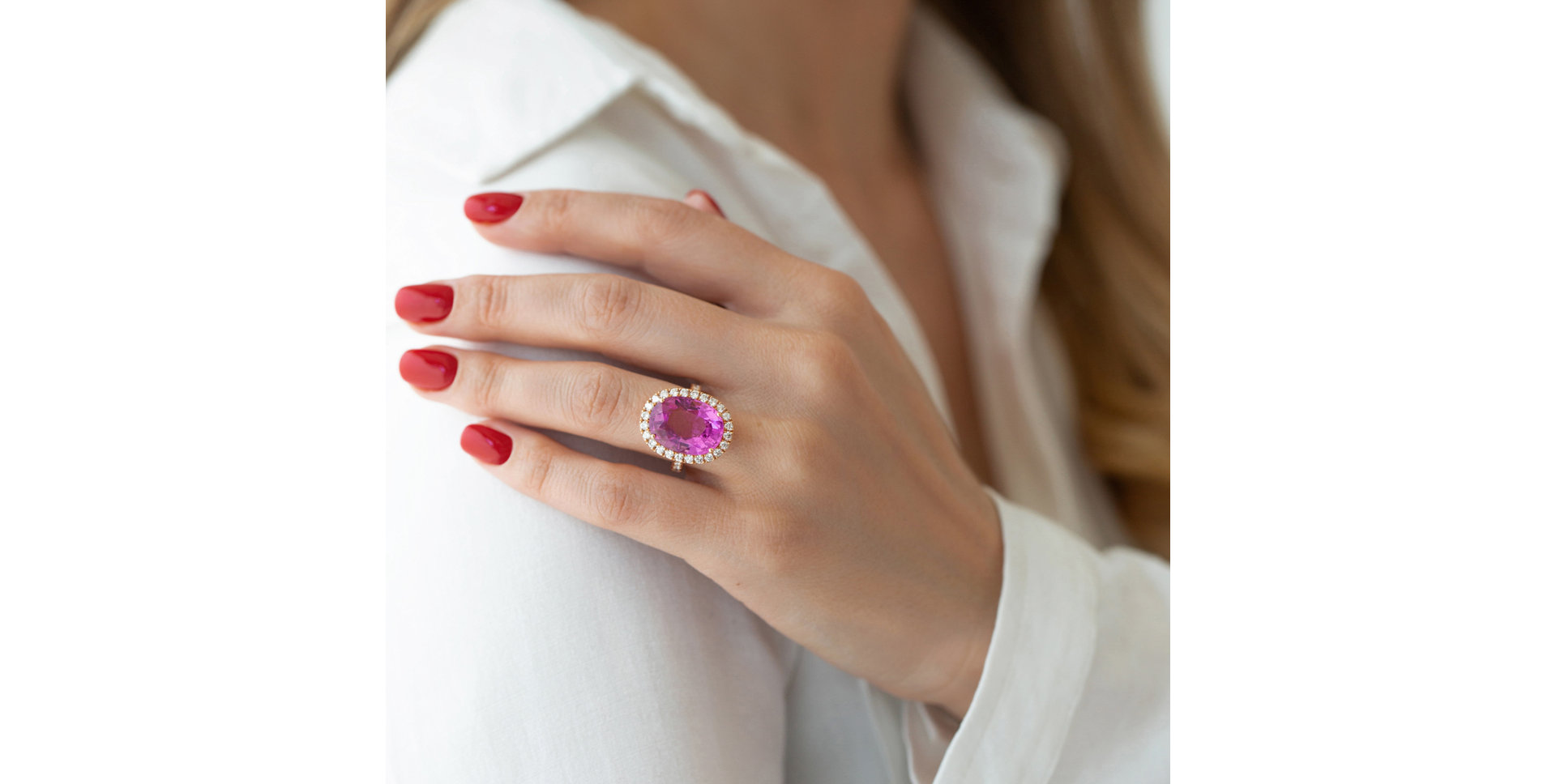 Prsteň s turmalínom a diamantmi Alchemy Constellation