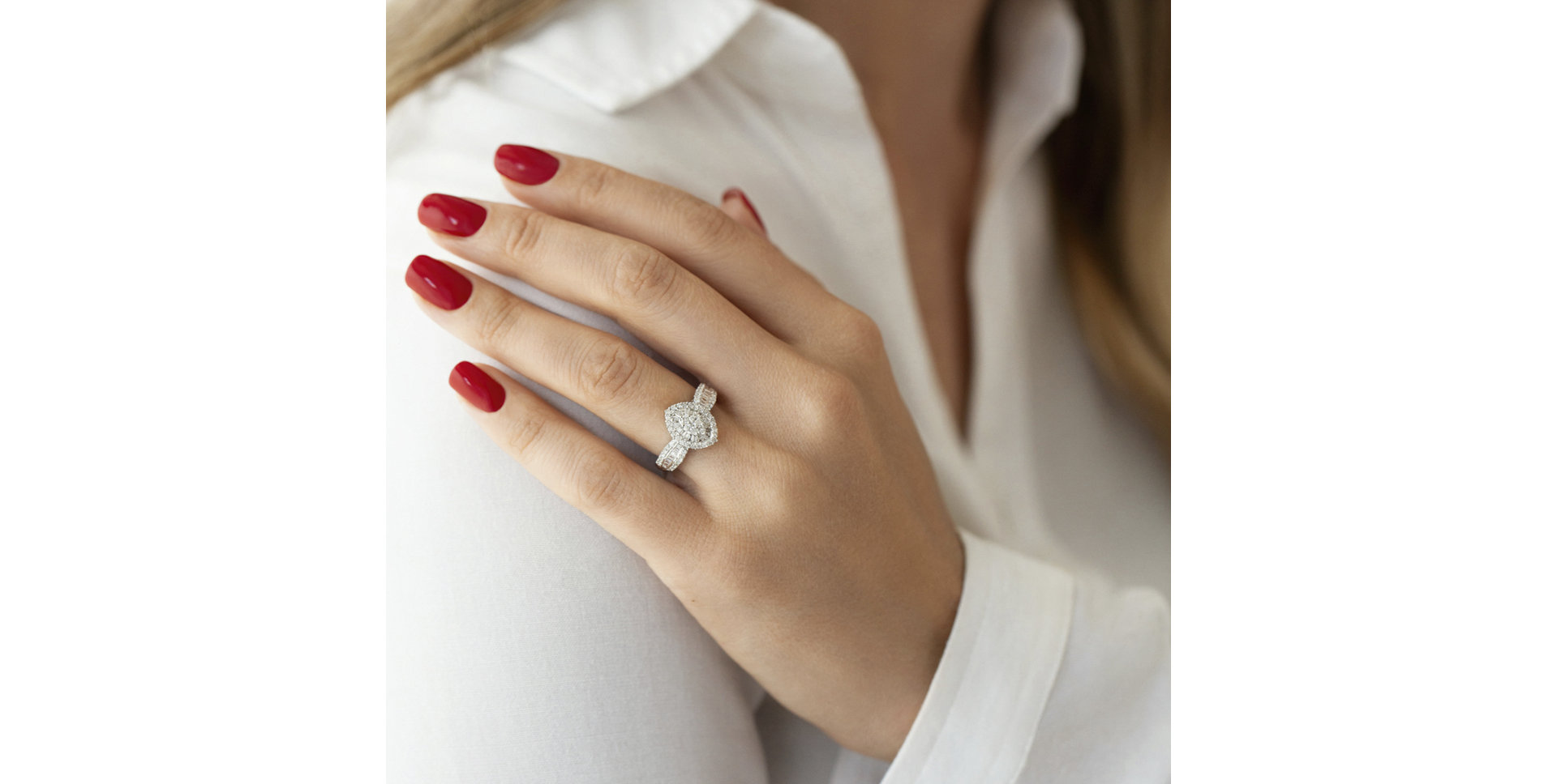 Prsteň s diamantmi Arlette