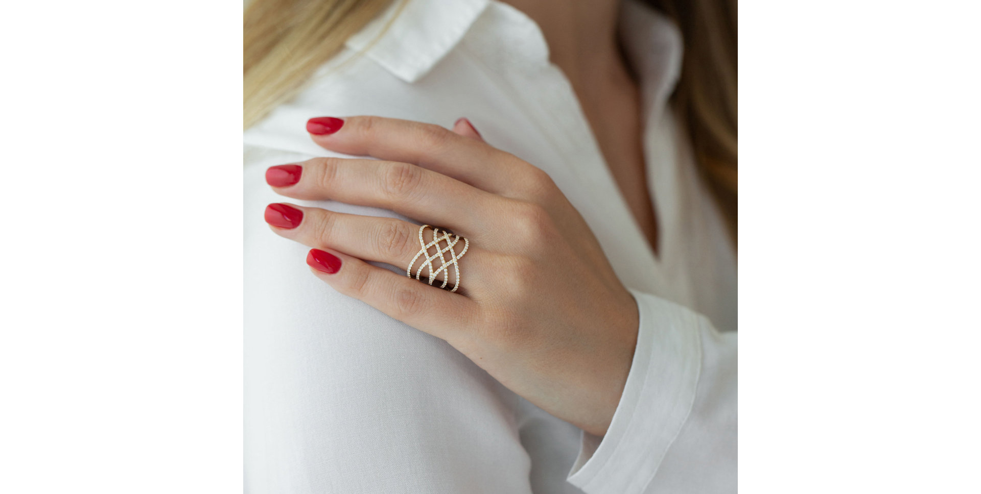 Prsteň s hnedými diamantmi Starshine Highness