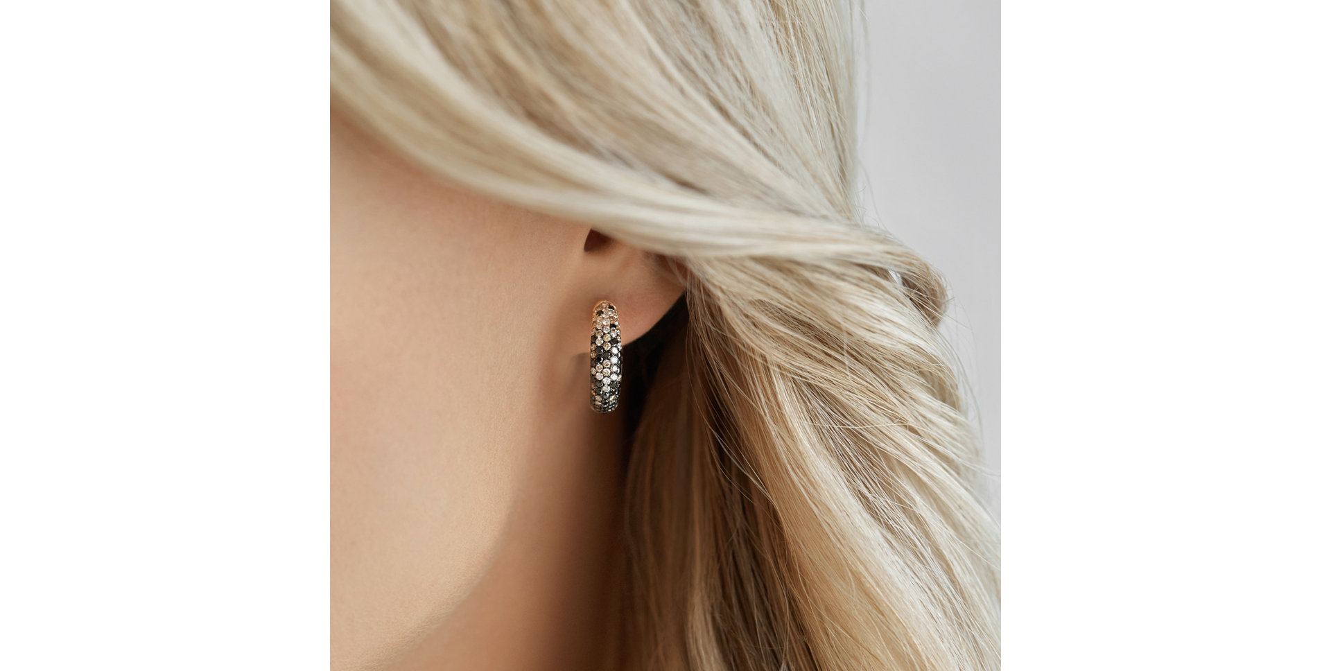 Náušnice s diamantmi Inferno Rain