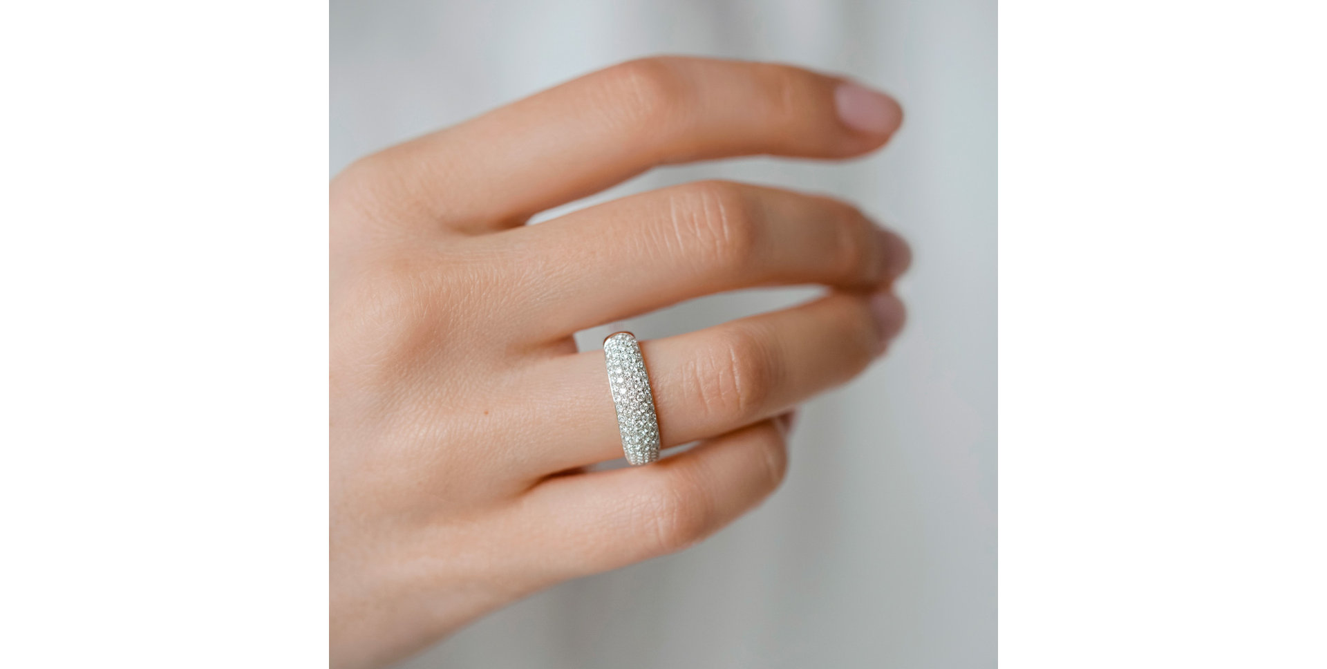 Prsteň s čiernymi diamantmi Inferno Angel