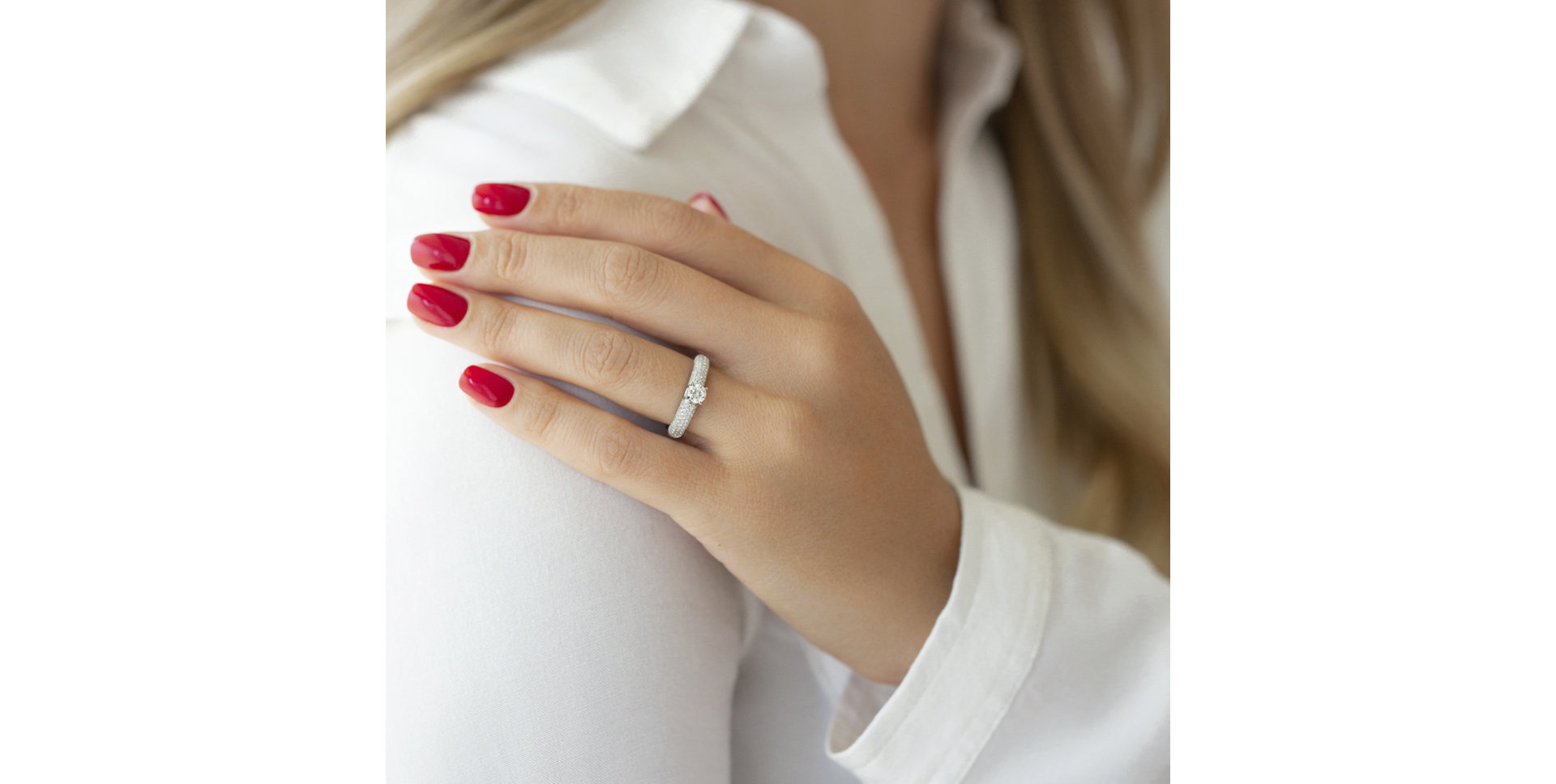 Prsteň s diamantmi Royal Charm