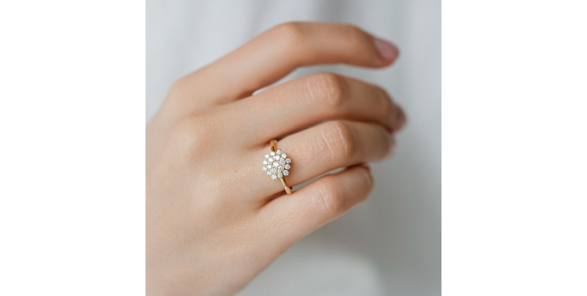 Prsteň s diamantmi Divine Shine