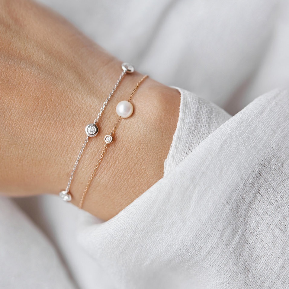 Náramok s diamantmi Sparkling Dots