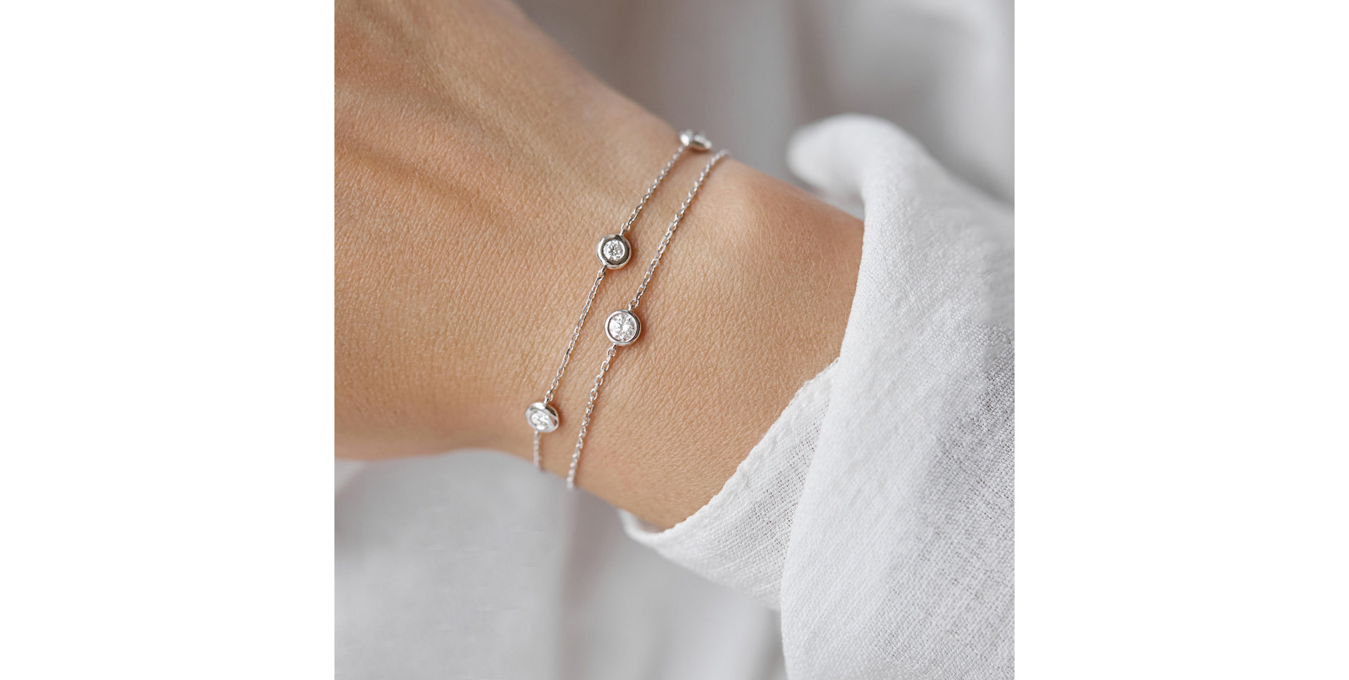 Náramok s diamantmi Sparkling Dots