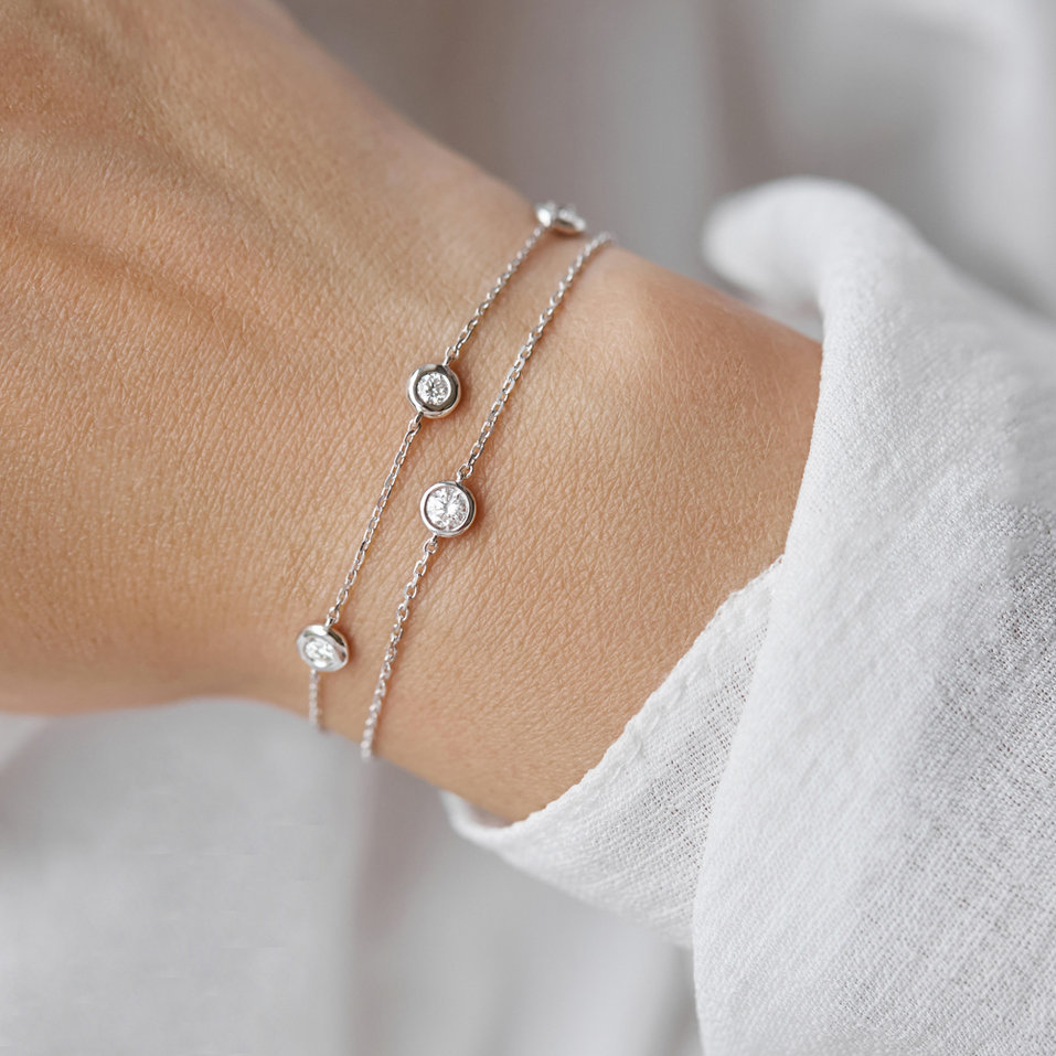 Náramok s diamantmi Sparkling Dots