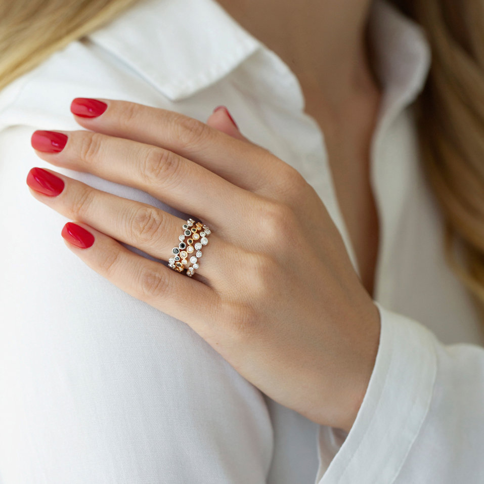 Prsteň s diamantmi Virgin Tears