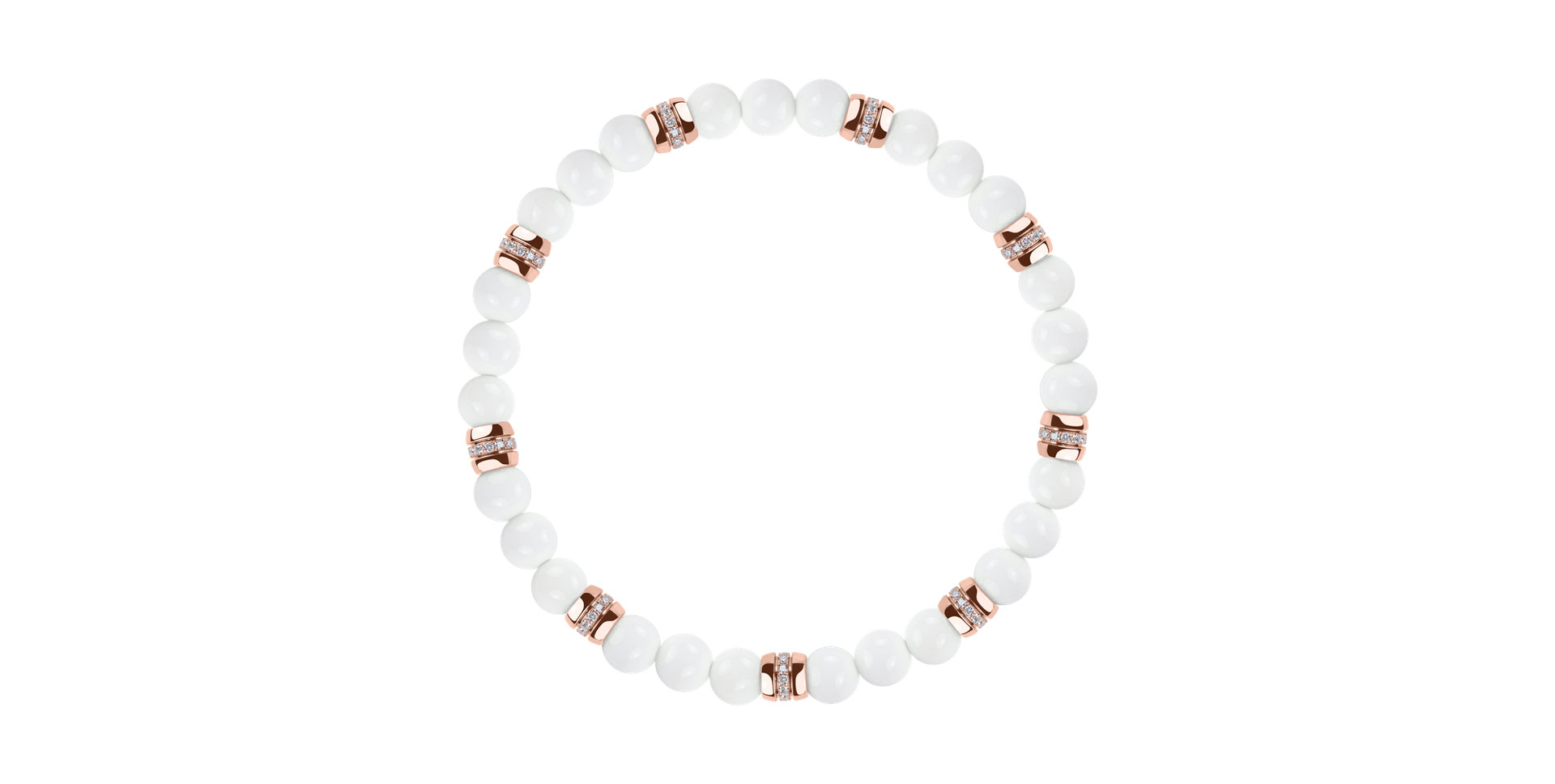 Náramok s diamantmi a achátmi Neverending Style