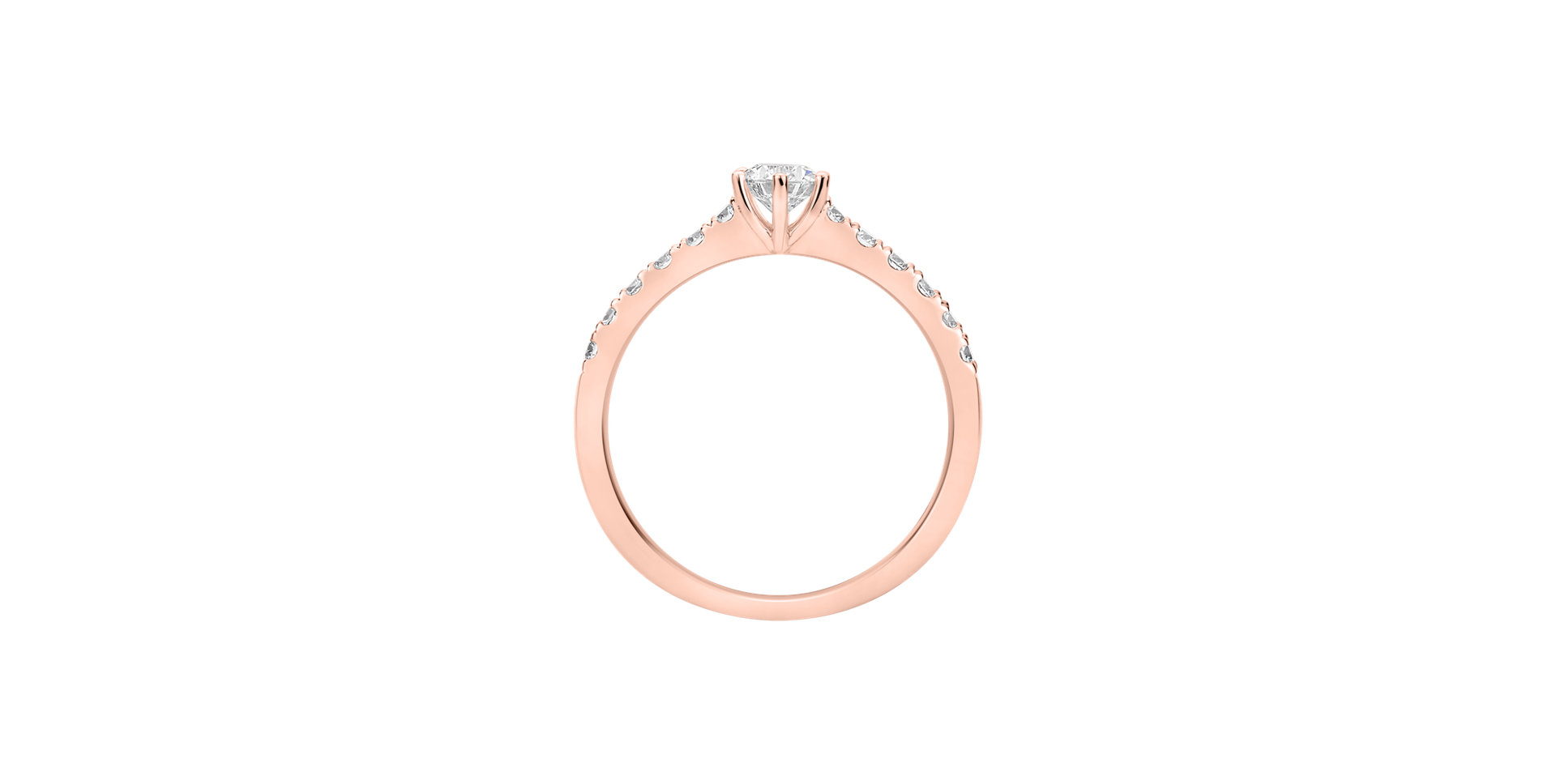 Prsteň s diamantmi Sparkling Love