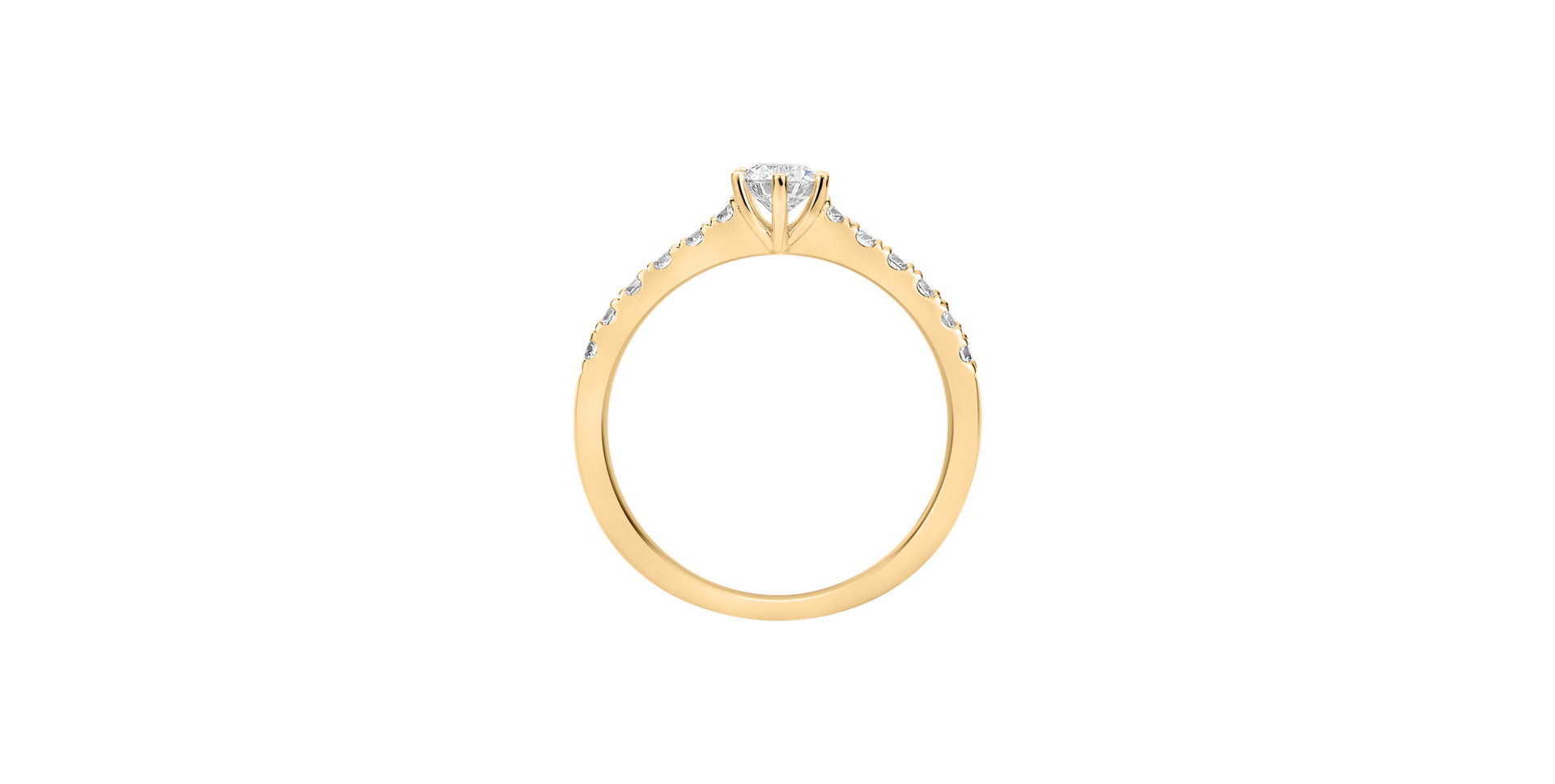 Prsteň s diamantmi Sparkling Love