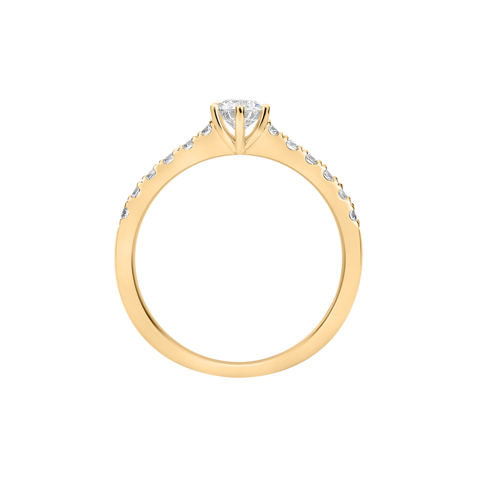 Prsteň s diamantmi Sparkling Love