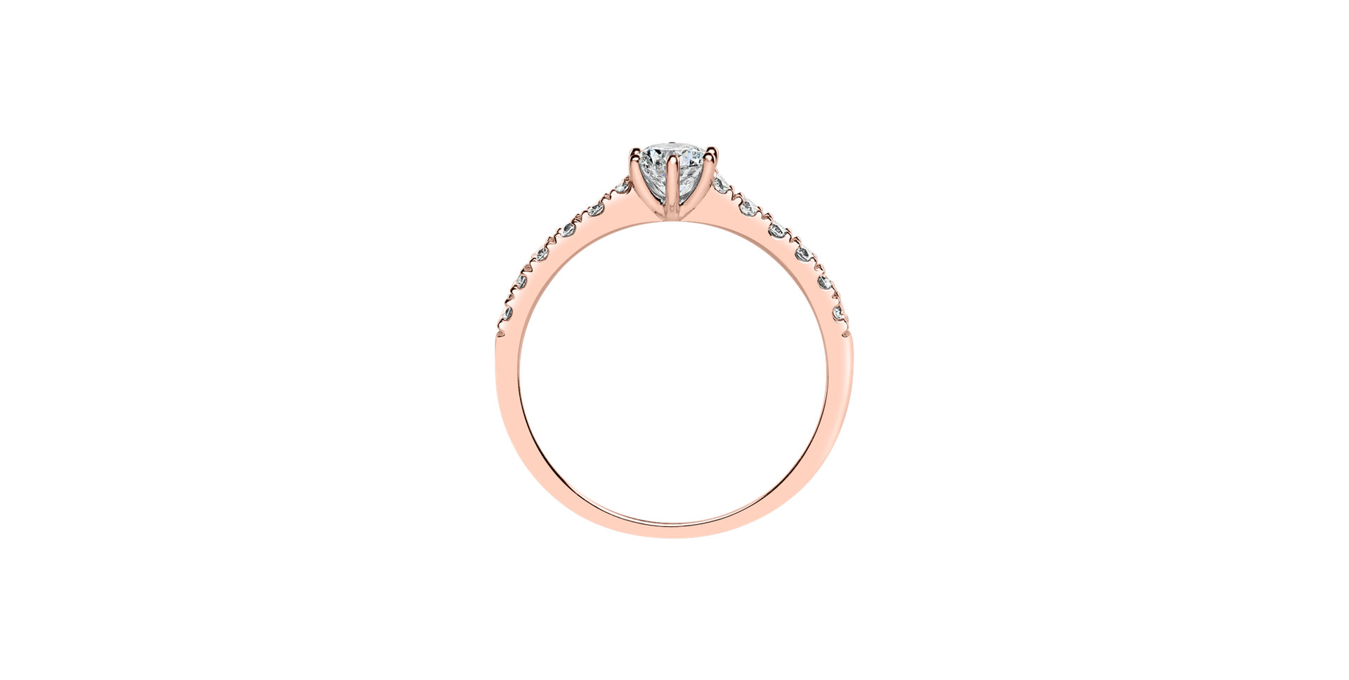 Prsteň s diamantmi Sparkling Love