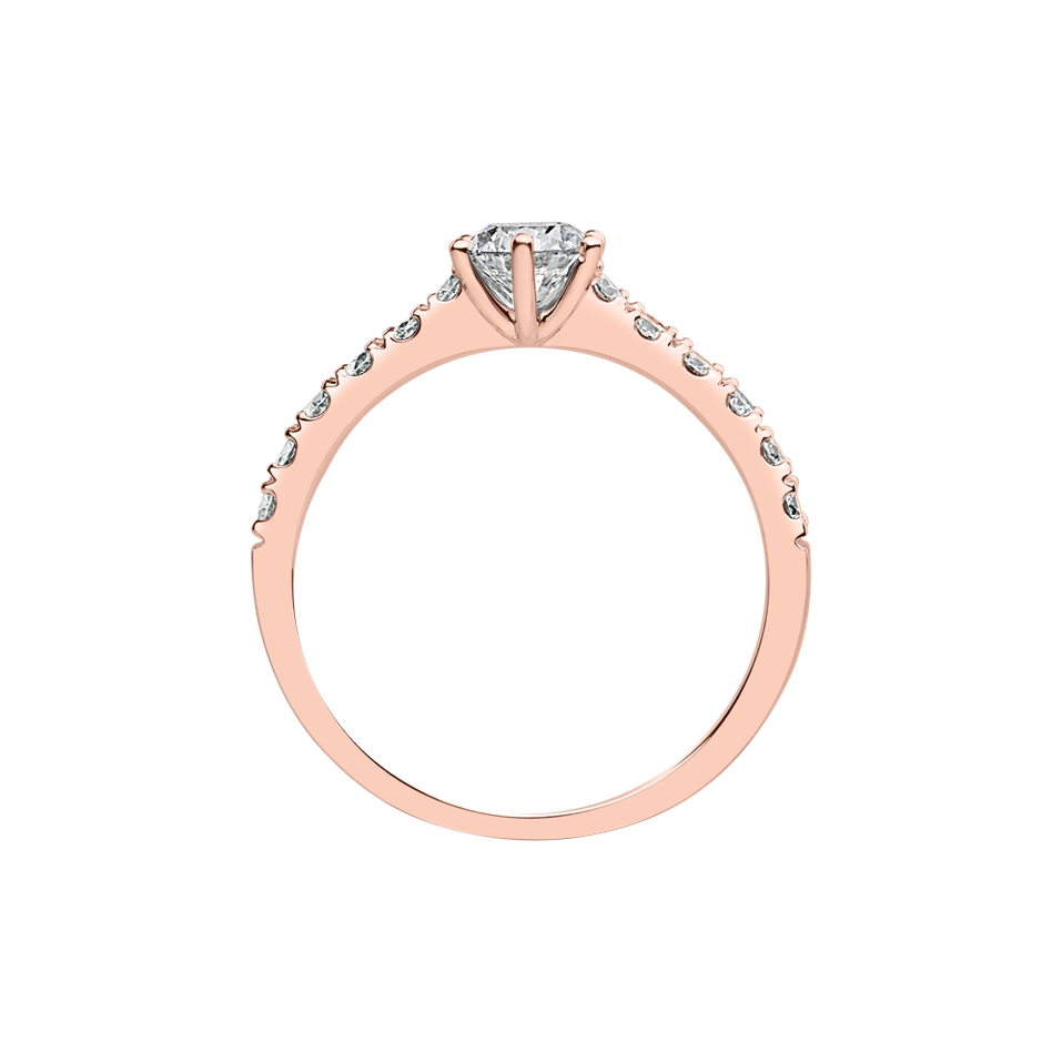 Prsteň s diamantmi Sparkling Love