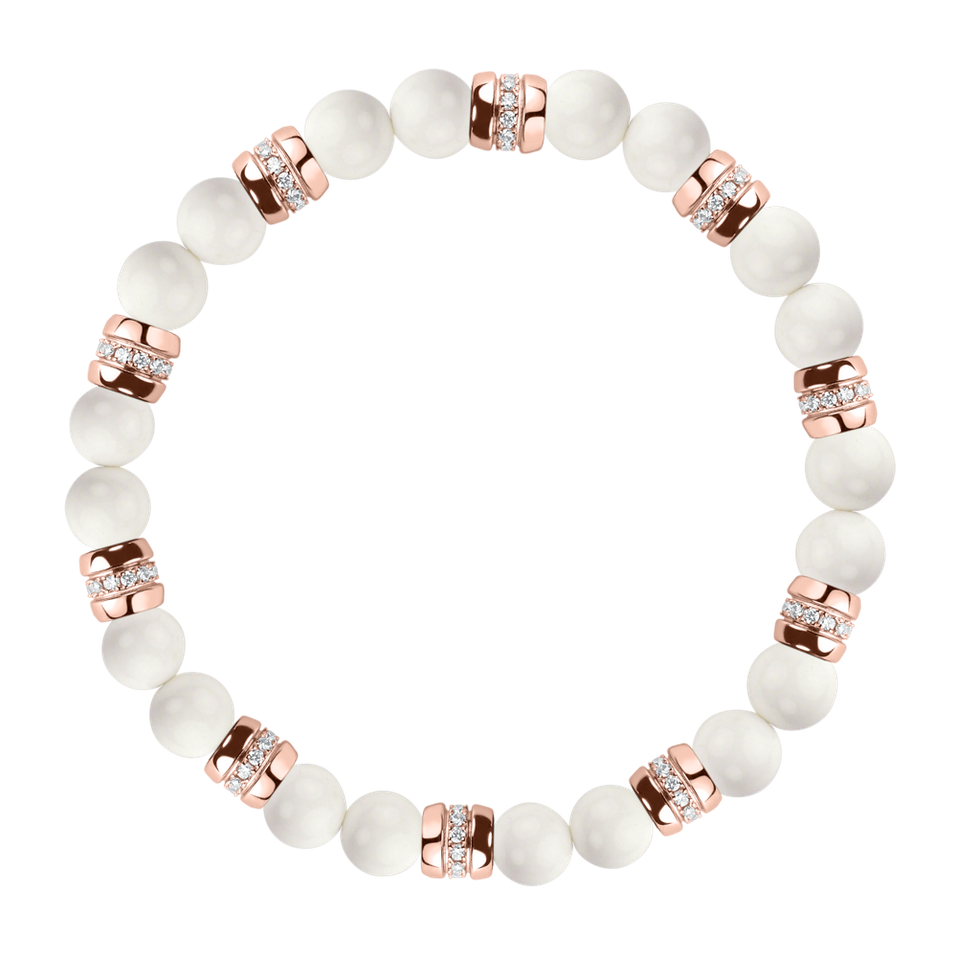 Náramok s diamantmi a achátmi Moonlight Jewel