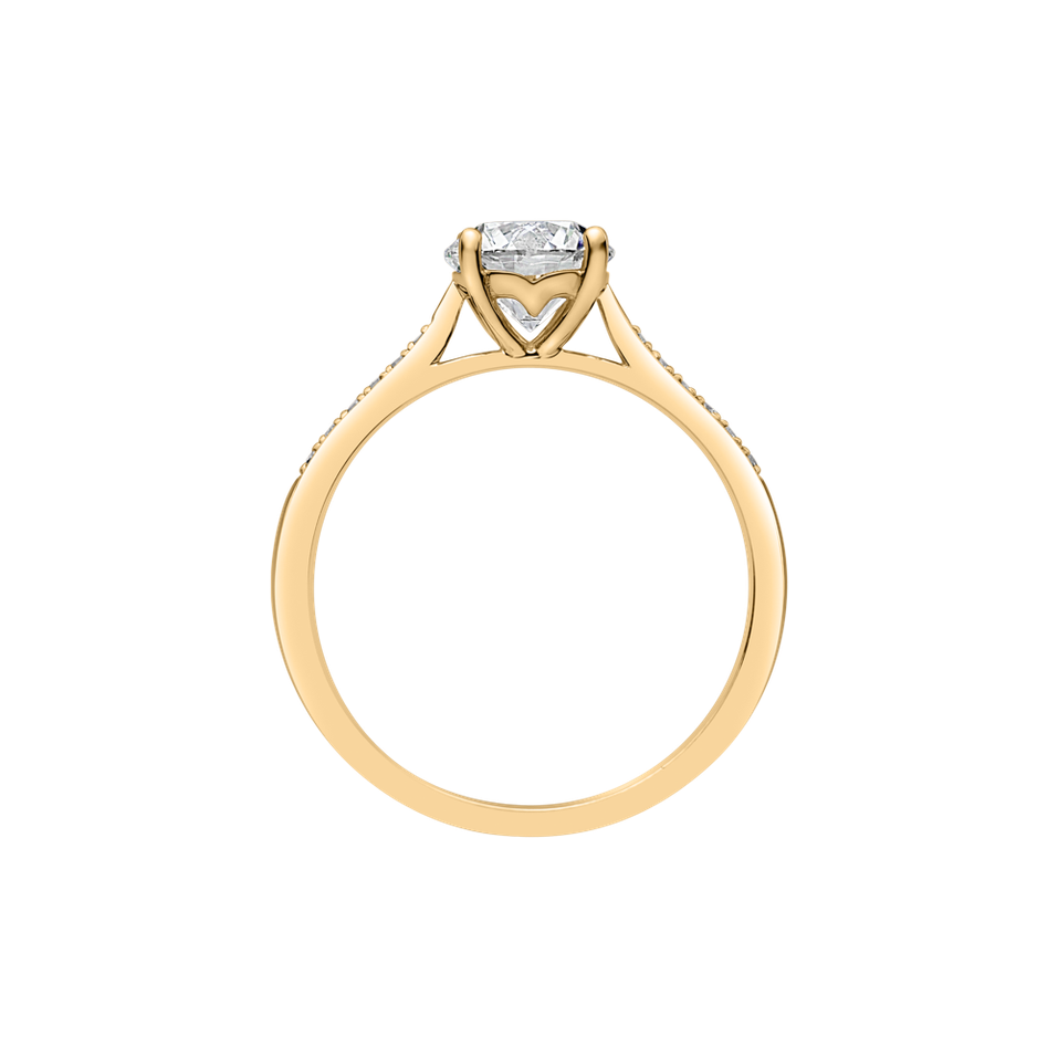 Prsteň s diamantmi Pure Love