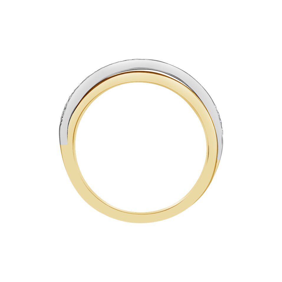 Prsteň s diamantmi Star Ray