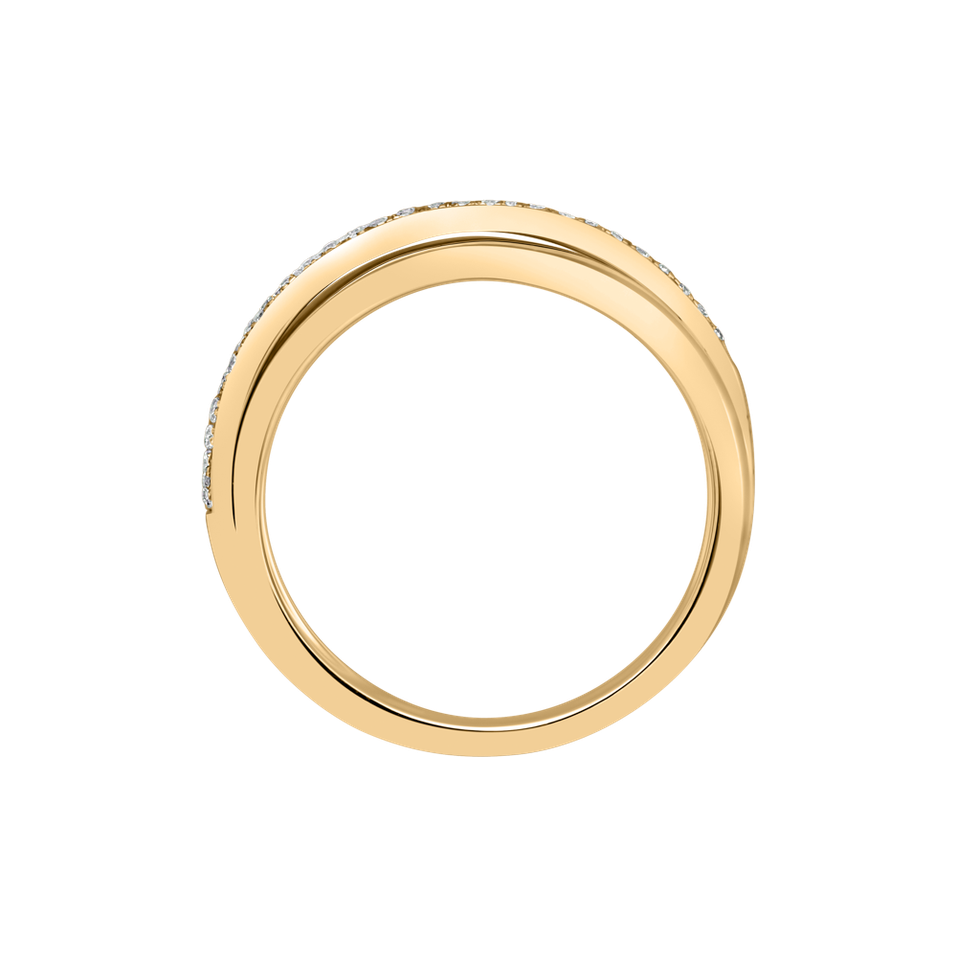 Prsteň s diamantmi Star Ray