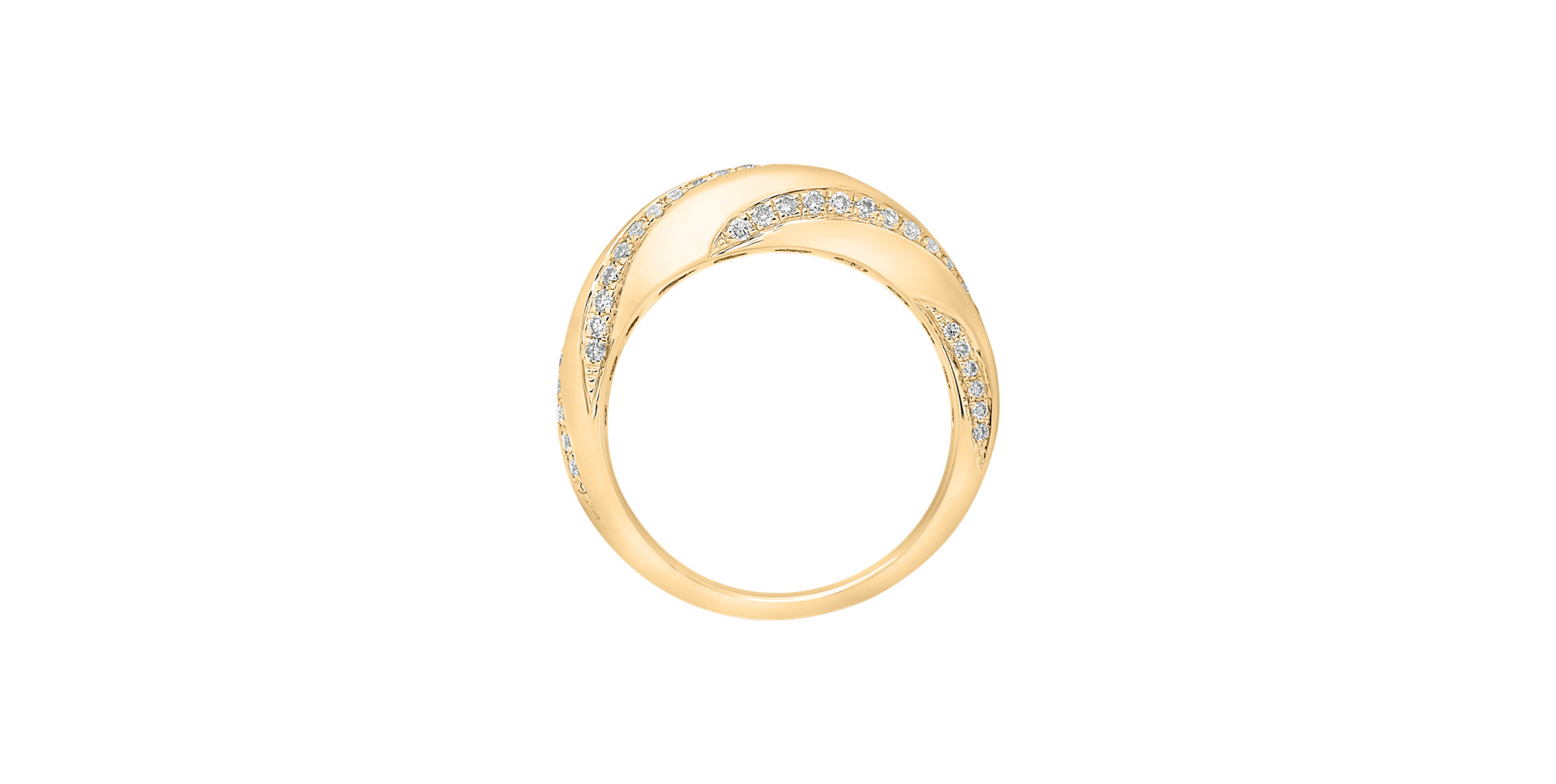 Prsteň s diamantmi Royal Impression