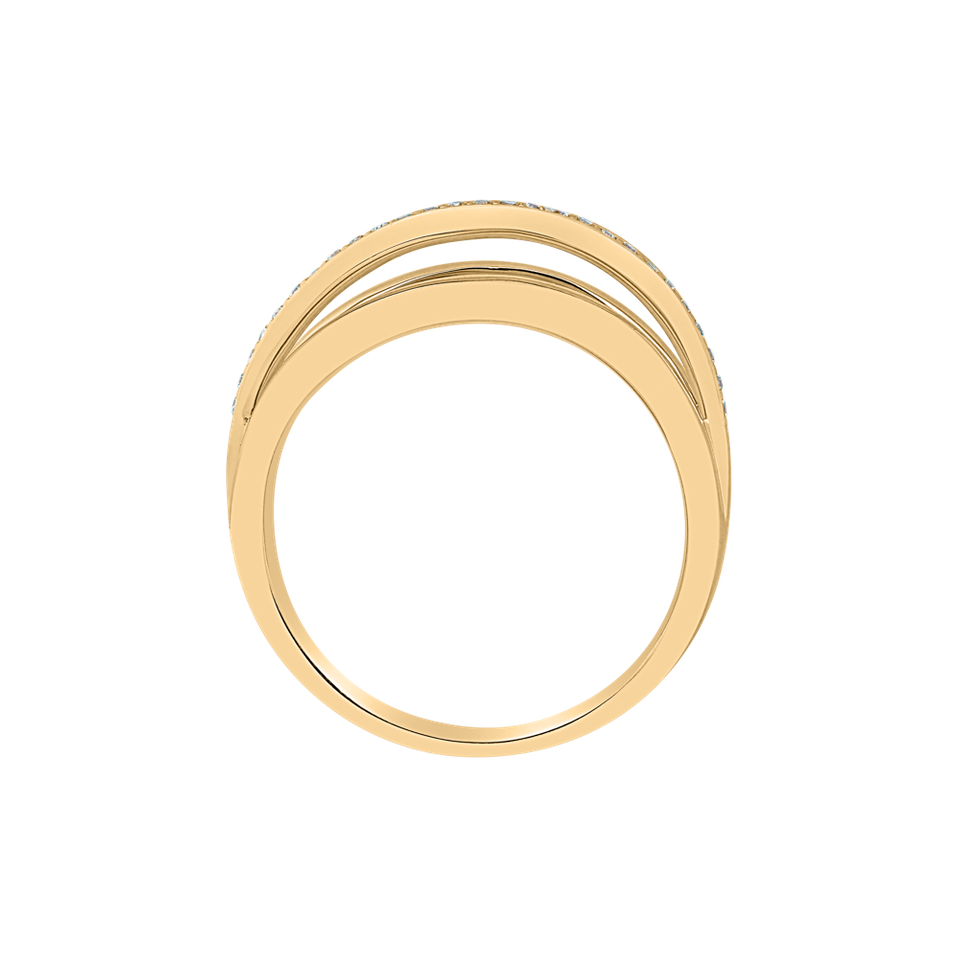 Prsteň s diamantmi Midnight Sea