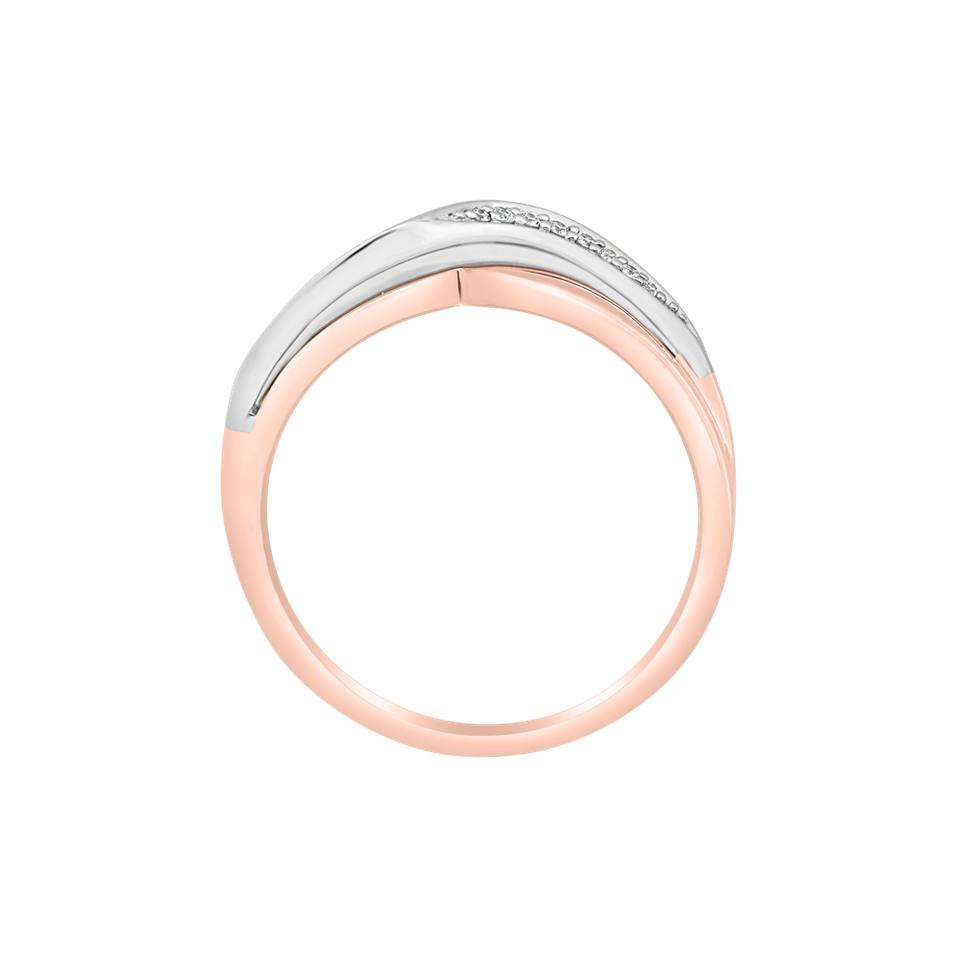 Prsteň s diamantmi Eternity Sea