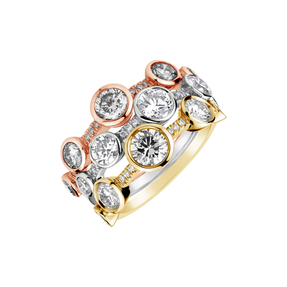 Prsteň s diamantmi Galaxy of Passion