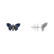 Náušnice so zafírmi a diamantmi Graceful Butterfly3