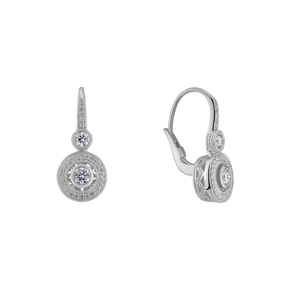 Náušnice s diamantmi Monarch Love