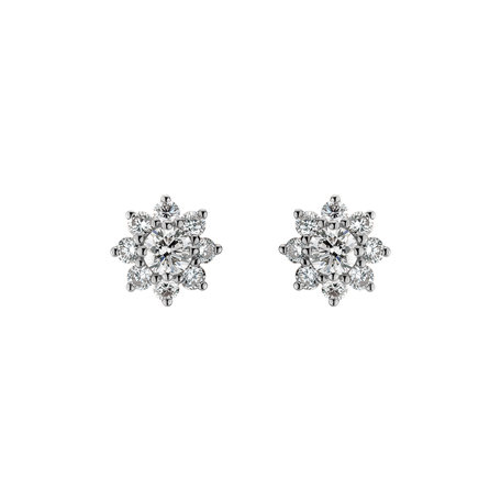 Náušnice s diamantmi Celestial Romance