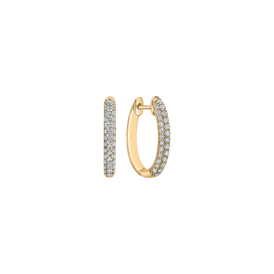 Náušnice s diamantmi Grandiose Dew