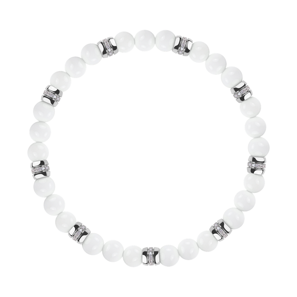 Náramok s diamantmi a achátmi Neverending Style