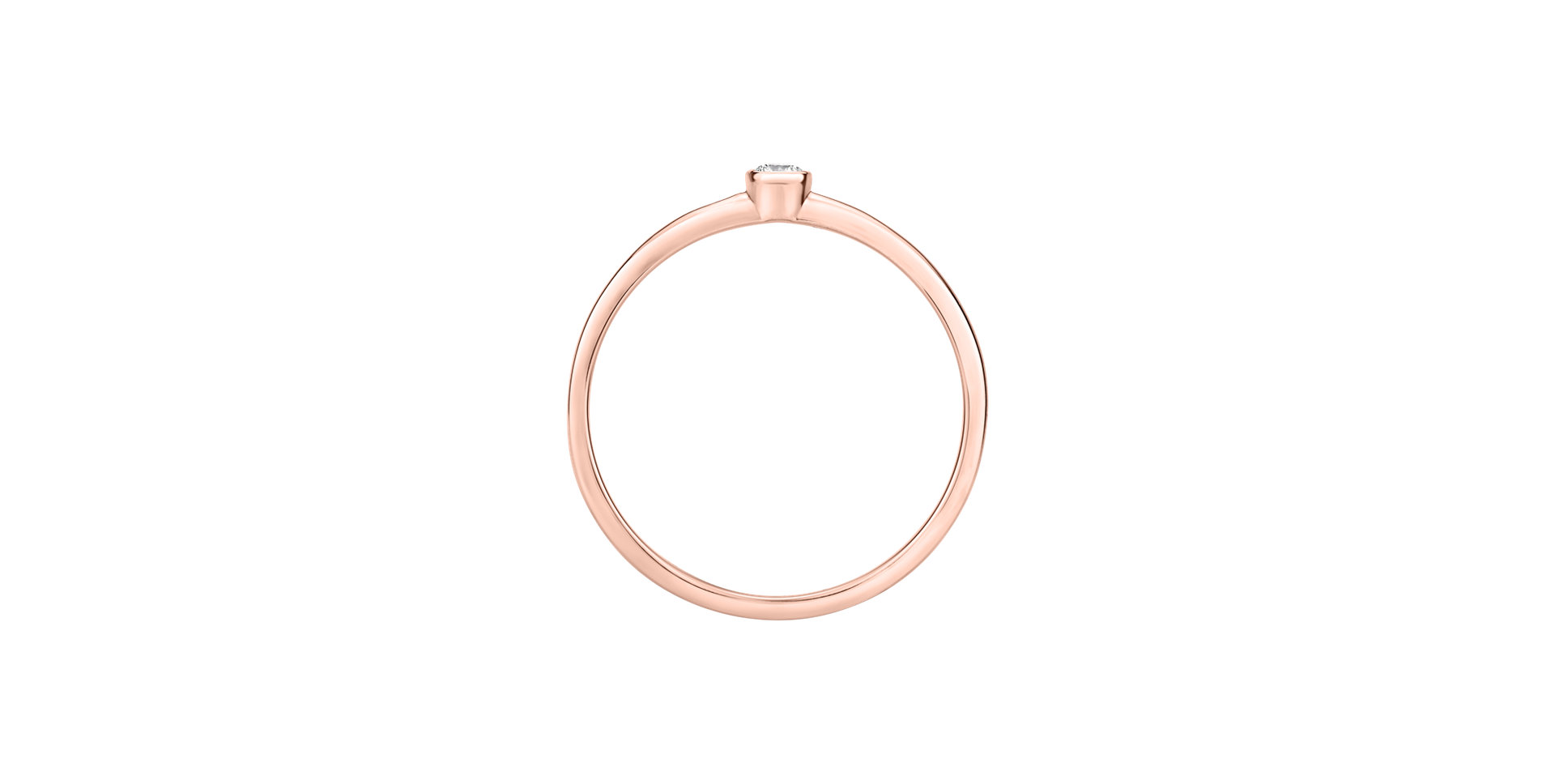 Prsteň s diamantom Seductive Glow